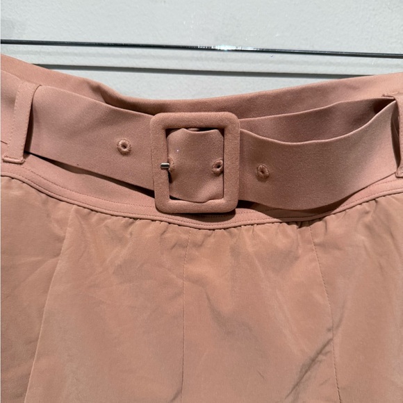 OFFLINE BY AERIE REAL ME BELTED PLEATED SKORT Women L Beige Athletic Casual - Picture 8 of 8